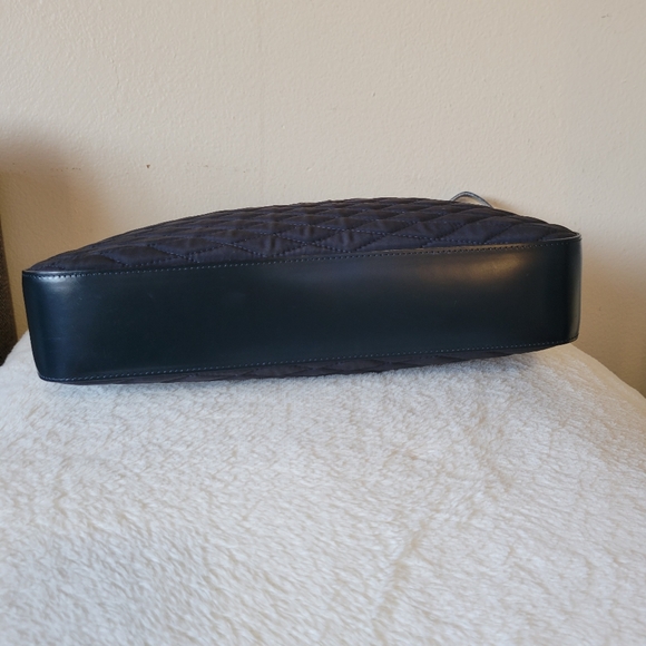 Bally Quilted Fabric Shoulder Bag - Picture 5 of 11